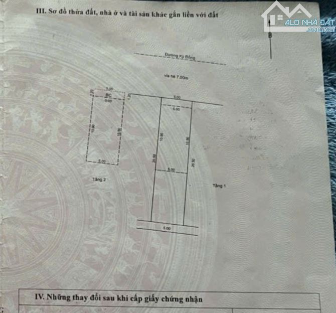 BÁN NHÀ KỲ ĐỒNG - 2 MẶT TIỀN ĐƯỜNG 7,5M VÀ 5,5M - GẦN BIỂN NGUYỄN TẤT THÀNH - 2