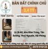 Bán Đất - Khu Đầm Tràng - xã Tân Đương - Thuỷ Nguyên - Hải Phòng