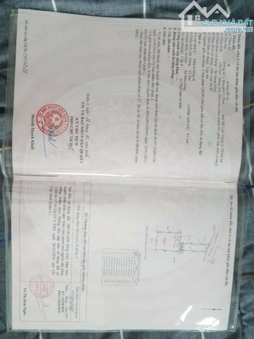 Bán Nhà Chính Chủ Quận 2 : hẻm 4m đường 3 Thạnh Mỹ Lợi giá 9,8 tỷ - 5
