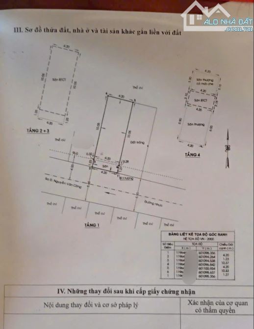 Bán nhà 1/ sát MT Nguyễn Văn Công, P3, Gò Vấp. DT 4.2x12m, 4tấm, HXH 6m, 10.5tỷ - 1