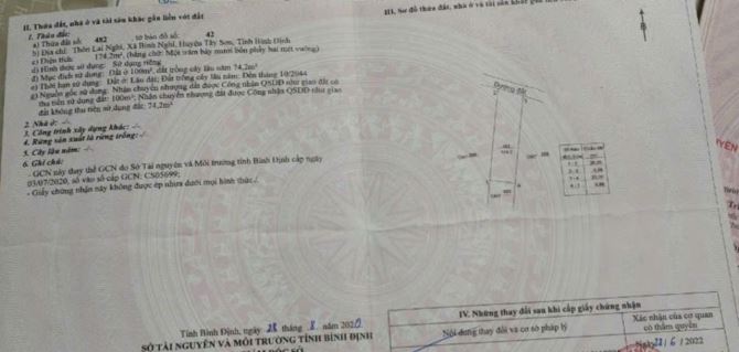 🎄Bán đất dt 175m2 Thôn Lai Nghi,xã Bình Nghi,Tây Sơn, Bình Định - 4