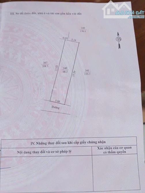 Cần bán lô đất tại ngõ 1 phố Ngọc Uyên, phường Ngọc Châu, Tp Hải Dương.