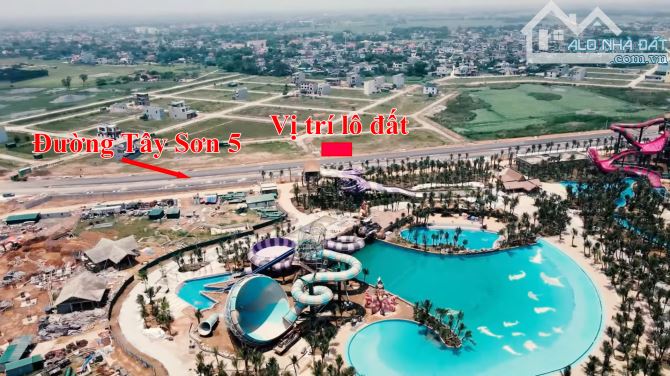 BÁN GẤP LÔ GÓC CÓ 1 0 2 VIP NHẤT ĐƯỜNG TÂY SƠN 5, ĐỐI DIỆN CV SUN WORLD, GIÁ RẺ NHẤT - 1