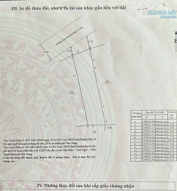 Bán lô đất mặt tiền P3 -Vĩnh Điềm Trung - 3