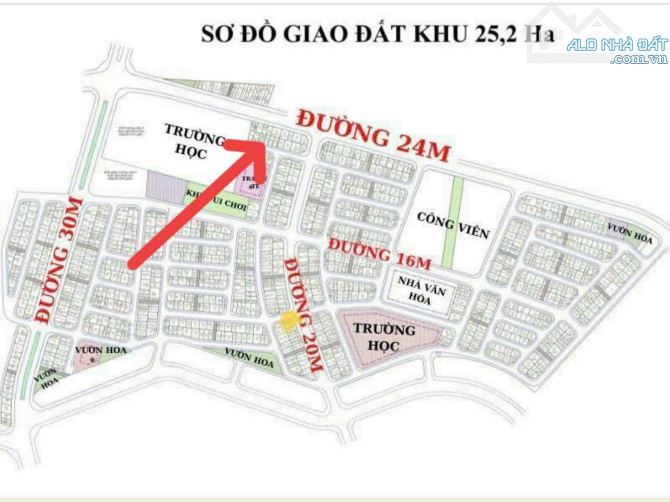 Bán ô 54m Dịch Vụ ( khu 25,2ha Vân Canh - Hoài Đức- HN)