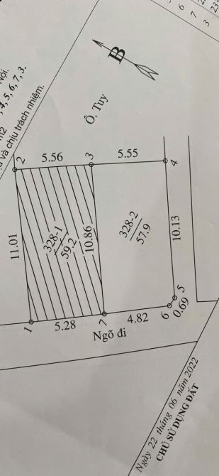 Bán lô góc full thổ cư Cao Xá - Đức Thượng, 59m2, chỉ nhỉnh 3 tỷ - 1