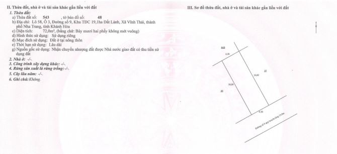 Bán đất khu tái định cư Đất Lành, Vĩnh Thái, Nha Trang. - Giá bán: 1tỷ 700tr (bao sang tên - 3