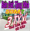 BÁN ĐẤT TẶNG NHÀ 🔥 50M2 - SỔ VUÔNG A4 - Gần Chợ XÓM MỚI #GÒ_VẤP 3.29 TỶ CỰC RẺ