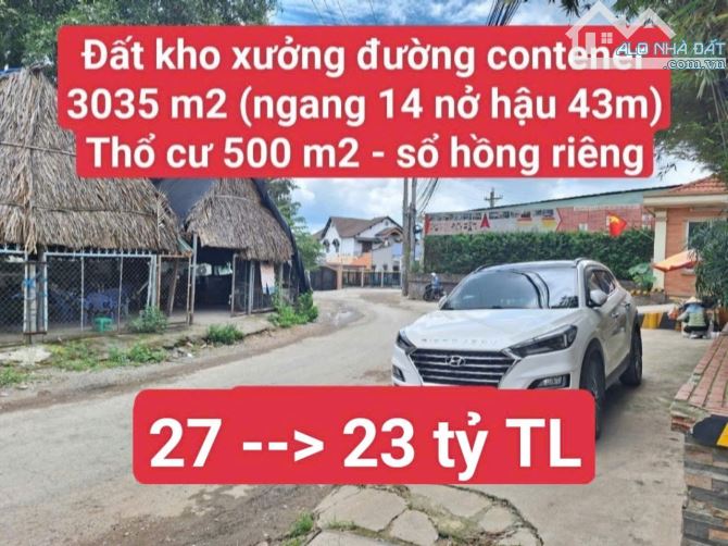 🆘🆘 Đất Tặng Nhà Xưởng Đường Xe container, P. Tân Bình, Tp. Dĩ An - 7