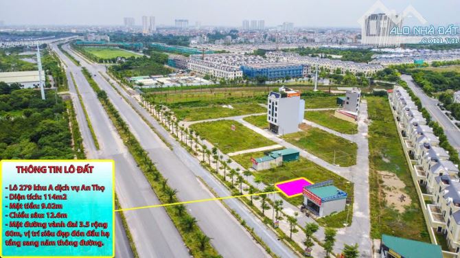 Hàng Hiếm! E bán lô đất mặt đường 3.5, S = 110m2 mặt tiền siêu rộng 9m kinh doanh rất tốt