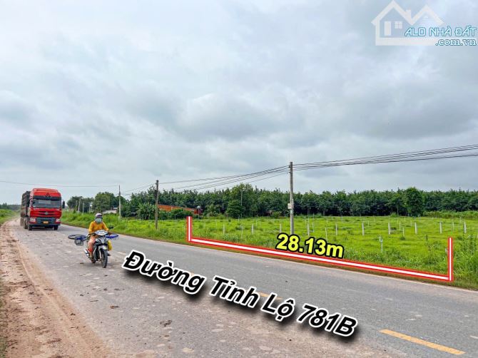 ✨ 28M Ngang Mặt tiền Tỉnh lộ 781B (LG: 15M). Tổng diện tích: 1.100m2 (300m2 ONT) - 3.08 Tỷ