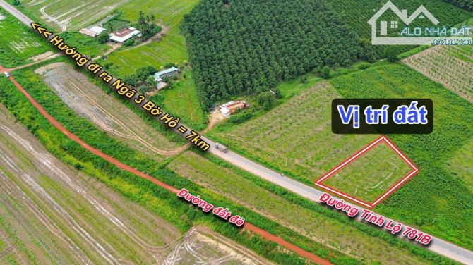 ✨ 28M Ngang Mặt tiền Tỉnh lộ 781B (LG: 15M). Tổng diện tích: 1.100m2 (300m2 ONT) - 3.08 Tỷ - 10