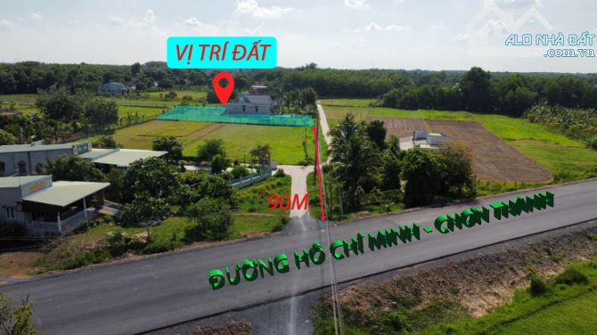 Lô đất xây nhà 700 m2 mặt tiền ô tô giá công nhân..tại huyện Đức Hòa, Long An - 1