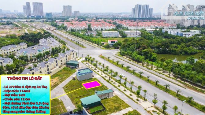 Hàng Hiếm! E bán lô đất mặt đường 3.5, S = 110m2 mặt tiền siêu rộng 9m kinh doanh rất tốt - 1