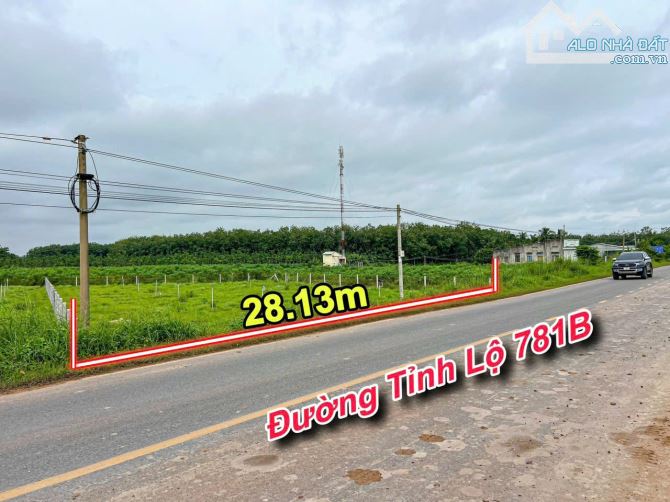 ✨ 28M Ngang Mặt tiền Tỉnh lộ 781B (LG: 15M). Tổng diện tích: 1.100m2 (300m2 ONT) - 3.08 Tỷ - 1