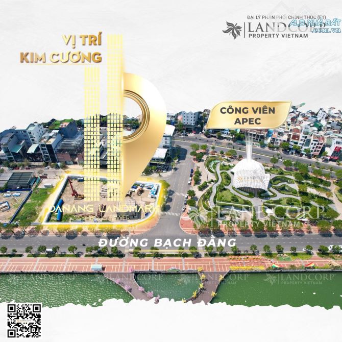 Suất ngoại giao - Quỹ căn độc quyền tầng cao Landmark Tower - view trực diện sông Hàn - 2