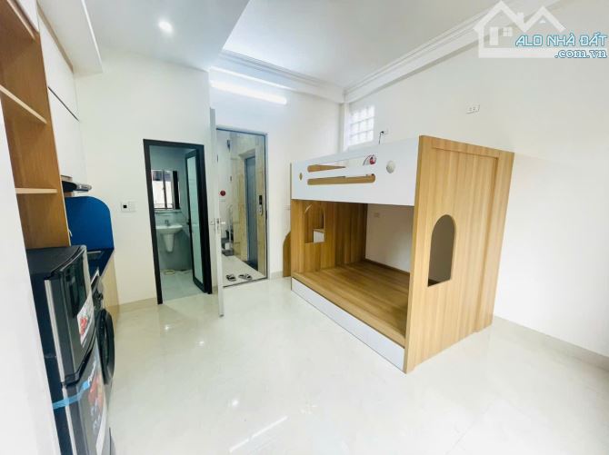 Cho Thuê CCMN 477 Kim Mã Ba Đình 25m2 Studio Giường Tầng Máy Giặt Riêng Cửa Sổ Thang Máy - 3