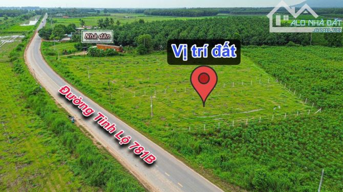 ✨ 28M Ngang Mặt tiền Tỉnh lộ 781B (LG: 15M). Tổng diện tích: 1.100m2 (300m2 ONT) - 3.08 Tỷ - 6
