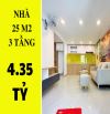 ✔️ Nhà Trần Hưng Đạo P.Cô Giang Quận 1 - 25m2 - 3 tầng - 4.35 tỷ