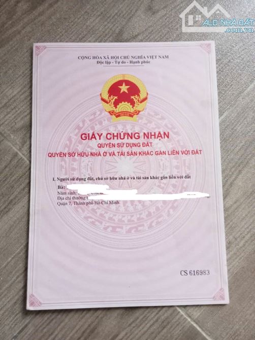 CẦN BÁN GẤP LÔ ĐẤT THỔ CƯ ĐÃ CÓ SỔ HỒNG - 2