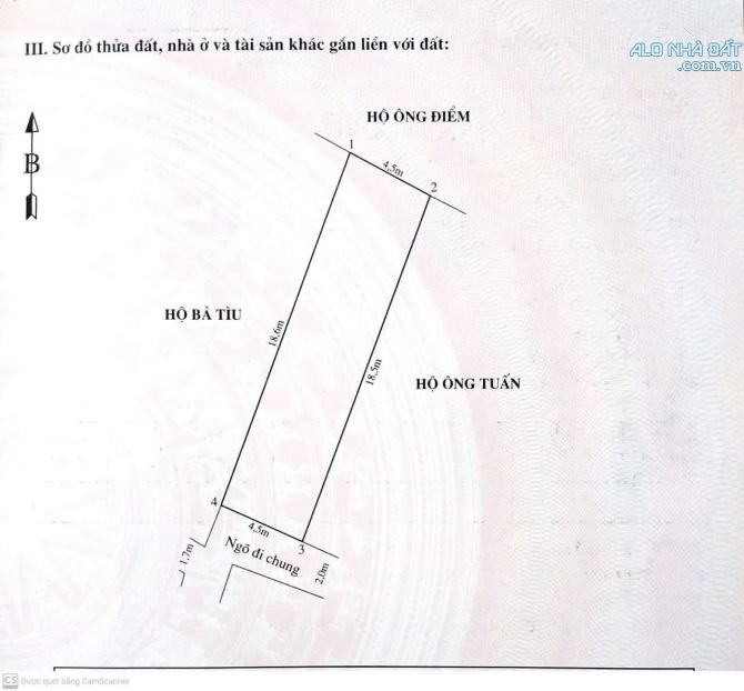 Bán đất trung tâm phường Hùng Vương – Hồng Bàng ngõ 3m, 82m2 – Giá chỉ 1,36 tỷ