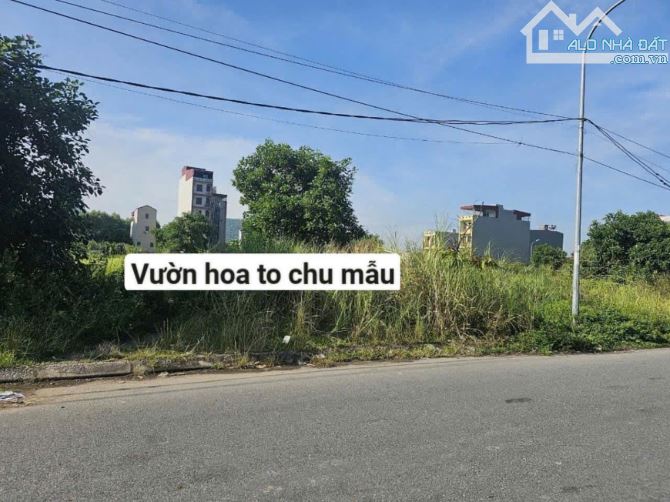 Cần bán lô đất đẹp nhìn vườn hoa to tại Chu Mẫu, Vân Dương, tp BN. Giá chỉ 4,5 tỷ. - 1