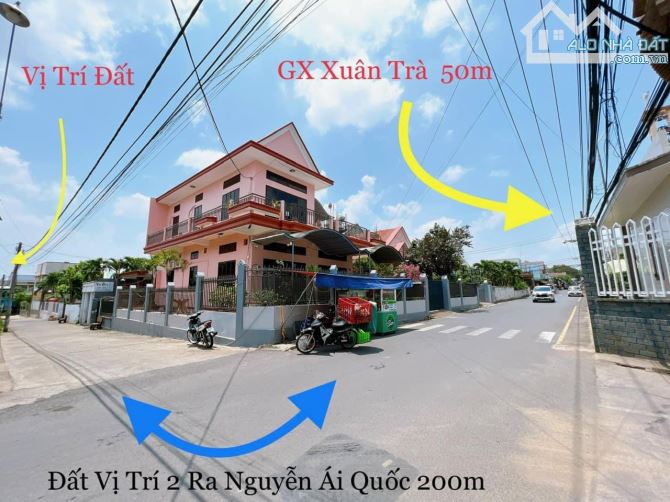 🆘HẠ GIÁ 400 bán gấp ( 3ti7👉3ti3   ➡️Bán lô đất 180m2 cực đẹp ngay Gx Xuân Trà P.Hố Na - 2