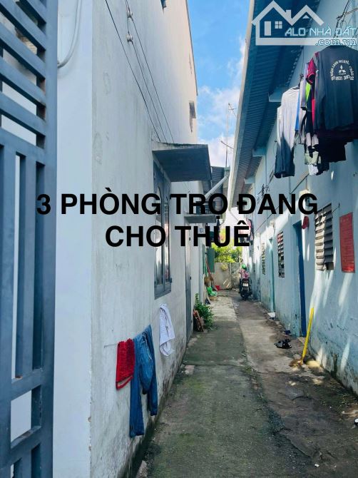 CHỦ NGỘP BANK CẦN RA NHANH-  MUA ĐẤT TẶNG NHÀ 2 TẦNG + 3 PHÒNG TRỌ THỦ ĐỨC - HẺM XE HƠI - - 3