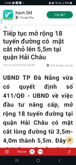 Nhà 2 tầng mặt tiền Hải châu Hòa cường nam đường Hóa Sơn DT đất 66m2 giá Thương lượng - 2