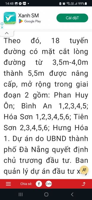 Nhà 2 tầng mặt tiền Hải châu Hòa cường nam đường Hóa Sơn DT đất 66m2 giá Thương lượng - 3