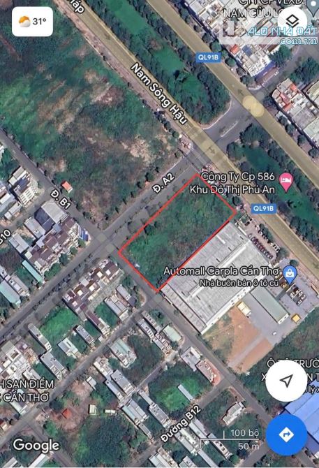 ĐẤT TMD 5.000M2 VỊ TRÍ ĐẸP 3 MẶT TIỀN ĐƯỜNG VÕ NGUYÊN GIÁP VÀ TRỤC CHÍNH A2 KDC PHÚ AN - 3