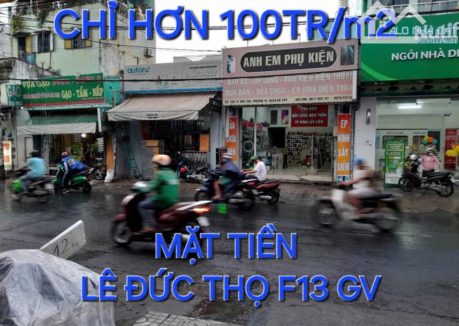 100tr/m2 Mặt Tiền Lê Đức Thọ Phường 13 Gò Vấp TP.HCM 95m2 có 10,5 tỷ - 1