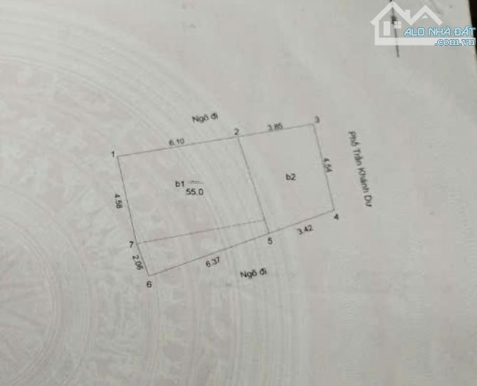 Bán nhà mặt phố TRẦN KHÁNH DƯ 55M 2T, MT 4,5m,+23 Tỷ,lô góc - 2