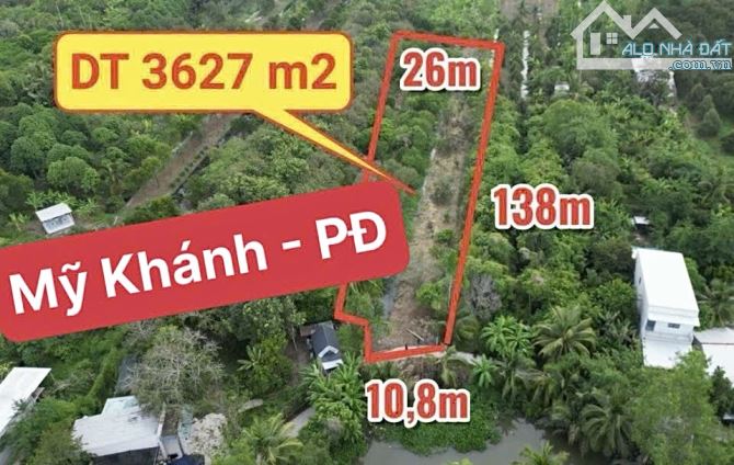 Bán Đất Nghĩ Dưỡng 3627m2 - Có 300m2 Thổ Cư - 11x138 - Cách KDL Ông Đề 1Km - Giá 1,5tr/m2 - 2