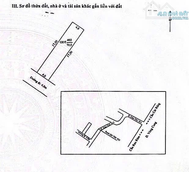 Nền 70M2 ODT - KDC 923, Ninh Kiều - Lộ 5,3m - GPXD Chính - Giá 1,7 Tỷ - 4