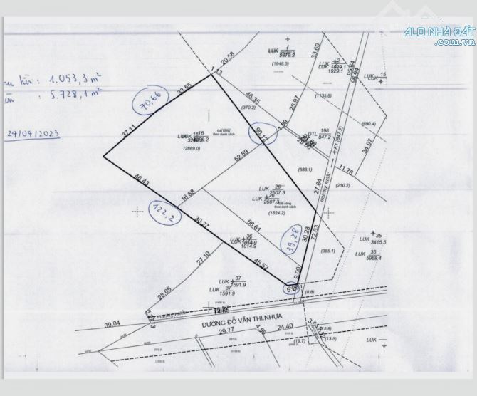 Bán 6789m2 đất Hiệp Hoà gần chùa Tỉnh Hội giá 7tr/m2 mặt tiền Đỗ Văn Thi sổ đỏ lên thổ cư - 12