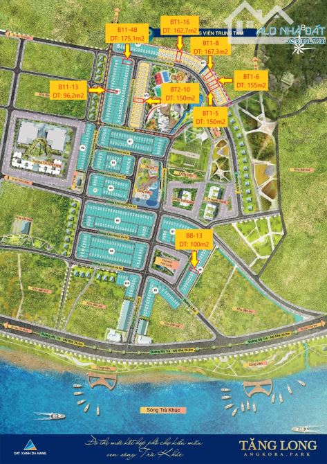 Bán lô góc 2 mặt tiền 175m2, cực đẹp trong KDT Tăng Long Angkora Park, Quảng Ngãi - 10