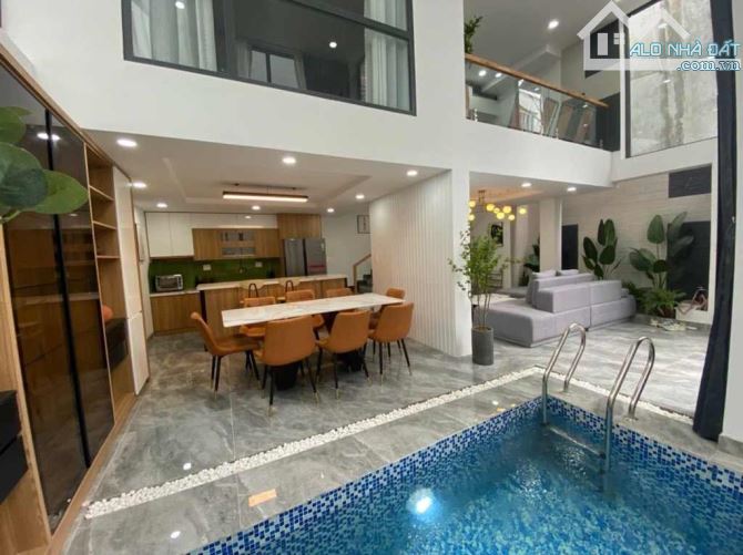 VILLA MỚI XÂY - HXT 78,4M2 4 LẦU NỘI THẤT XỊN XÒ CÓ HỒ BƠI TRONG NHÀ - 1