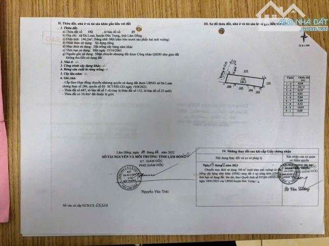 Cần bán 4.000m2 đất gần Trung Tâm xã Đà Loan,Đức Trọng,Lâm Đồng.chỉ 2.8 tỷ TL - 2