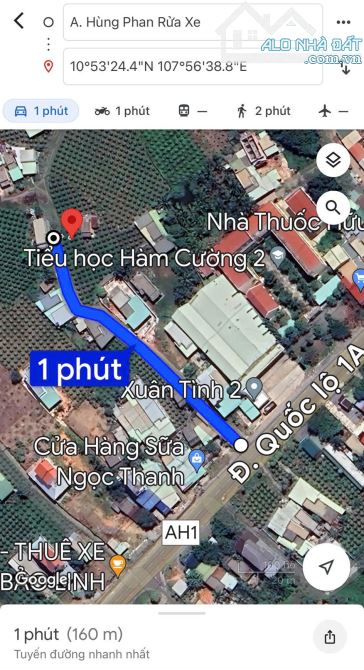 Đất mặt tiền bê tông trong khu dân cư xã Hàm Cường - 5