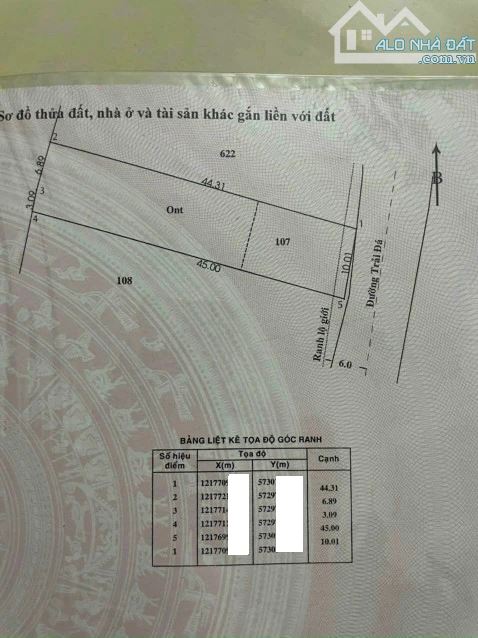 Bán gấp lô đất 446,3m2, có 5P trọ đang xây, Phước Thạnh, SHR, Giá 1 tỷ 050. - 7