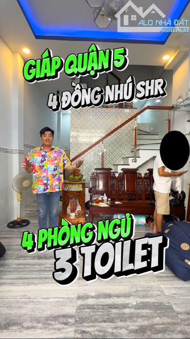 Bán Nhà Quận8 4Tầng 4 Phòng Hẻm 5m chỉ 4 Tỉ x