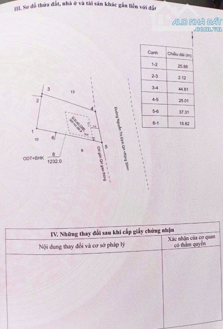 LÔ ĐẤT (25M*48M- TỔNG 1232m2) MẶT TIỀN KINH DOANH ĐƯỜNG NGUYỄN THỊ ĐỊNH (NGAY HỒ CÂU TRE V