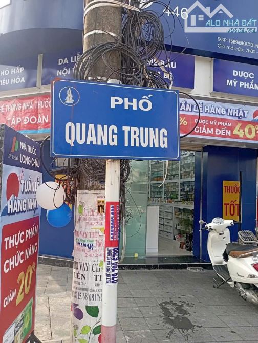 Bán nhà mặt phố Quang Trung, thành Phố Nam Định, đoạn đẹp, vỉa hè cực rộng 7m - 1