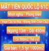 BÁN ĐẤT MẶT TIỀN QUỐC LỘ 61C - NHƠN NGHĨA PHONG ĐIỀN - TP. CẦN THƠ