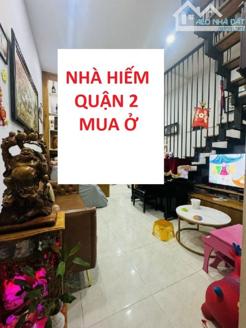 Cực hiếm ! Bán nhà mới 2 Tầng 60m2, Đường 6m ô tô thông, Quận 2 cũ, Chỉ 3 tỷ 6 - 4