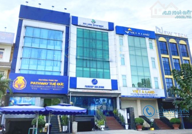 Cho thuê tòa văn phòng Lương Định Của An Phú,Quận_2 Hầm 5 sàn trống