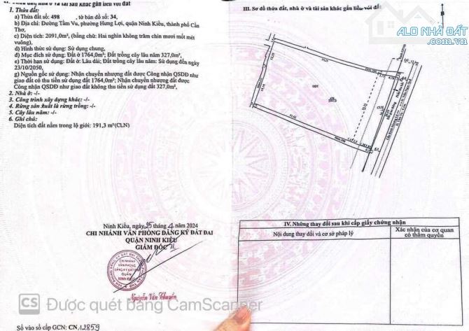BÁN NỀN MẶT TIỀN ĐƯỜNG TẦM VU - VIEW SÔNG TUYỆT ĐẸP - 2.091M² GIÁ BÁN NHANH 160 TỶ - 5