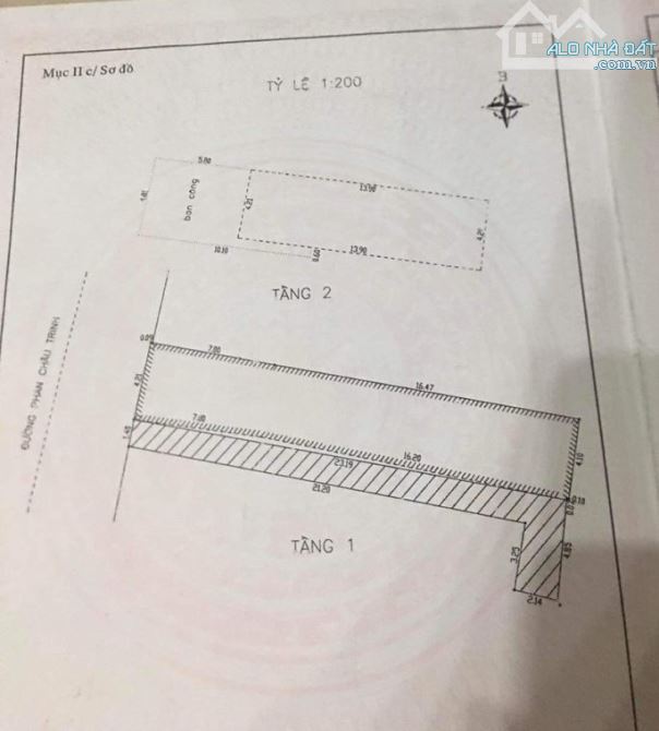 Bán nhà 3 tầng Mt Kinh doanh Phan Châu Trinh, Quận Hải Châu. DT: 97,7m2, Giá 13 tỷ TL