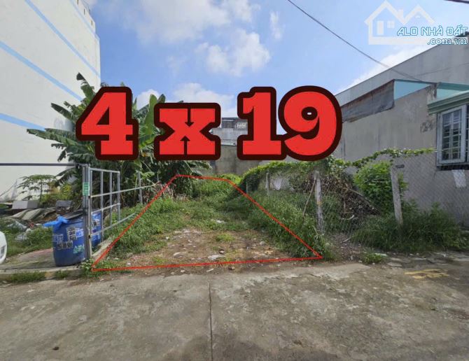 BÁN LÔ ĐẤT GIÁ CHỈ 750 TRIỆU - 76M2- BÀ ĐIỂM - HÓC MÔN